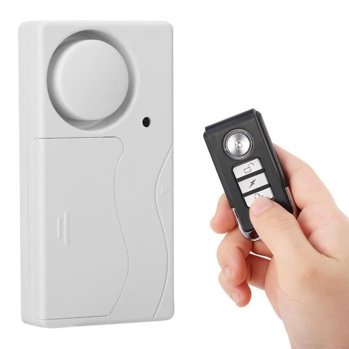 Alarme de porte de sécurité magnétique double face 105dB, alarme de fenêtre, pour porte / fenêtre de sécurité à domicile