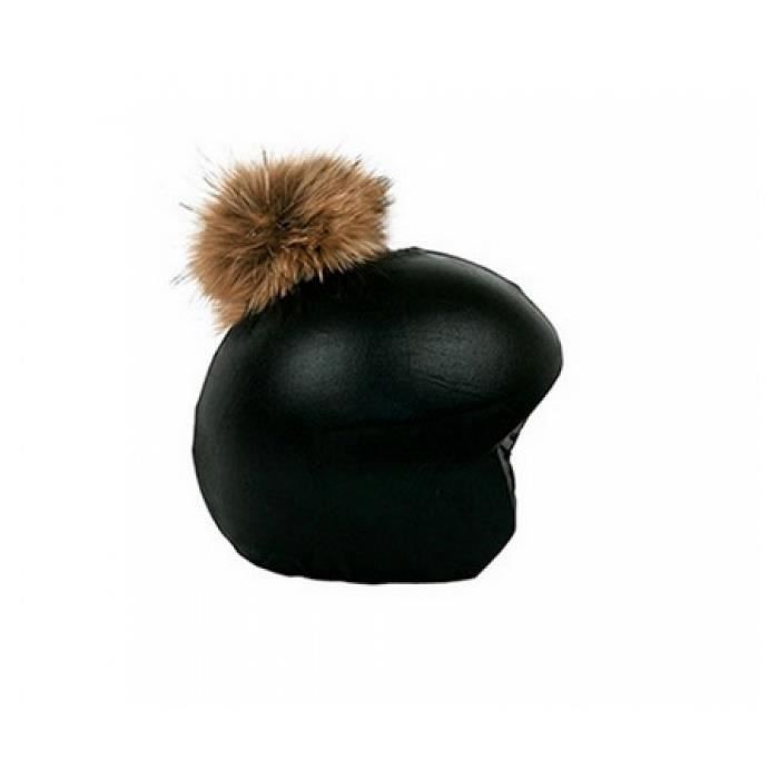 COOLCASC EXCLUSIVE bonnet enfant mixte noir et brun avec pompon