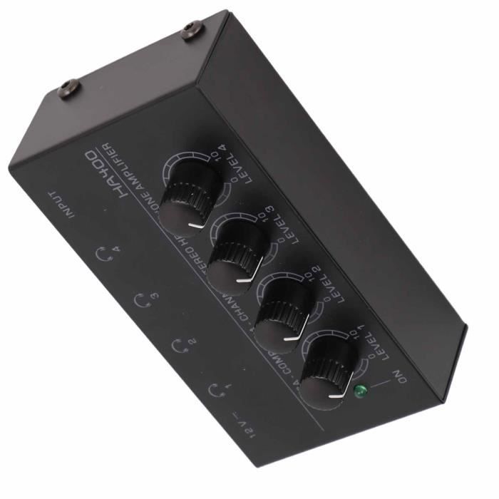 HA800 PRO AMPLIFICATEUR de Casque 8 Canaux Amplificateur Stéréo RVB