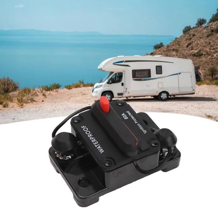Disjoncteur Étanché 100A Avec Réinitialisation Manuelle - Fusible Audio Voiture Bateau Camion 12-24V