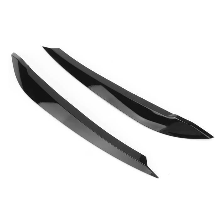 Autocollant Sourcil Phare Moto - Cache Phare Road Glide 2015-2021 Noir Mat