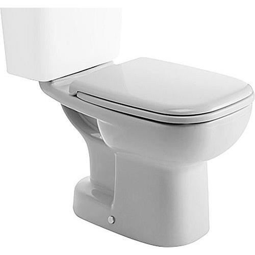 Cuvette de toilette - DURAVIT - D-Code C 215 - Blanc - A poser au sol - Evacuation verticale