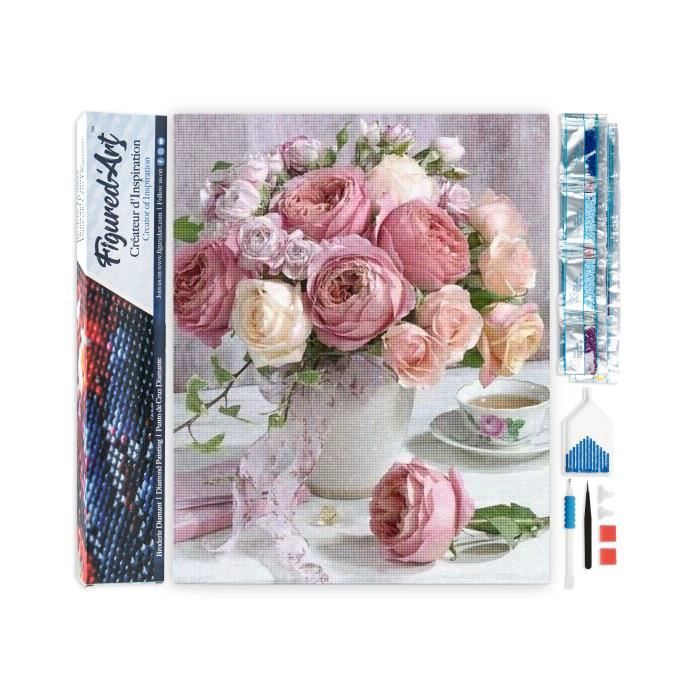Kit Diamond Painting 40x50cm - Nuit Étoilée Avec Strass Carrés, Loisir Créatif Adultes Complet