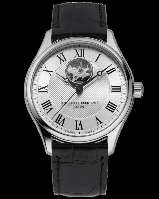 Frédérique Constant- Montre Hommes - Automatique - Analogique - Bracelet Cuir Noir - FC-310MC5B6