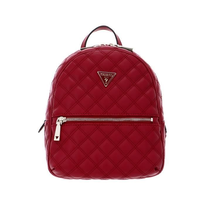 Sac à dos - GUESS - Cessily Backpack S - Rouge - 22x27x13 cm - Femme