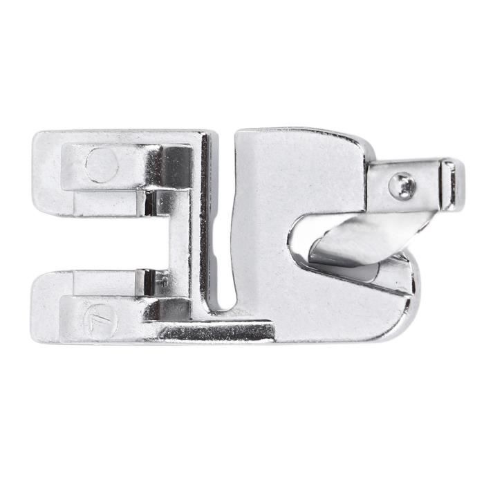 Pied-de-biche à Ourlet Roulé Argenté, 1 Pièce, Pour Machine à Coudre Singer Janome, Accessoires De Machine à Coudre