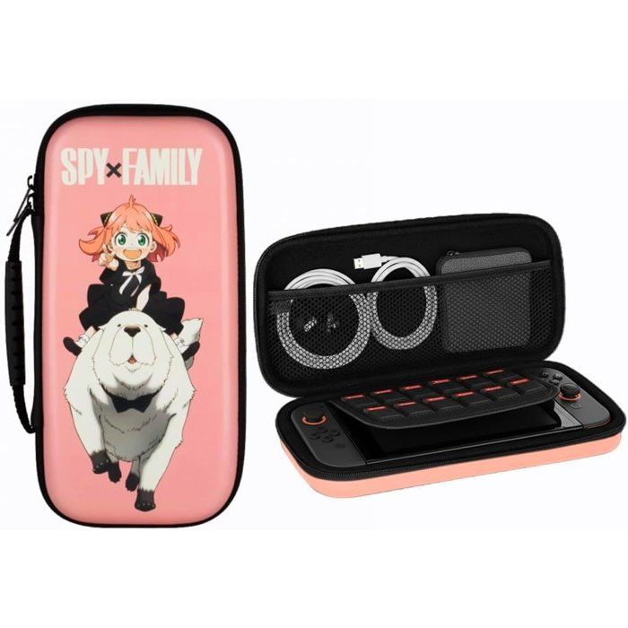 Housse de protection et transport Nintendo Switch 2 Konix Spy x Family Rangement accessoires Anya et Bond Forger - vue 1
