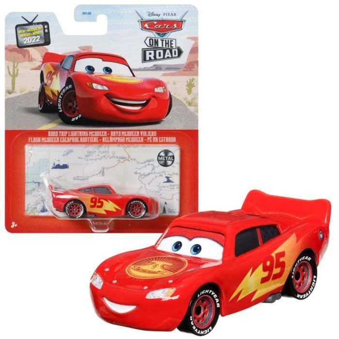 Selection Vehicules Racing Style Disney Cars Die Cast 1 55 Voiture Mattel Lightning McQueen Road Trip