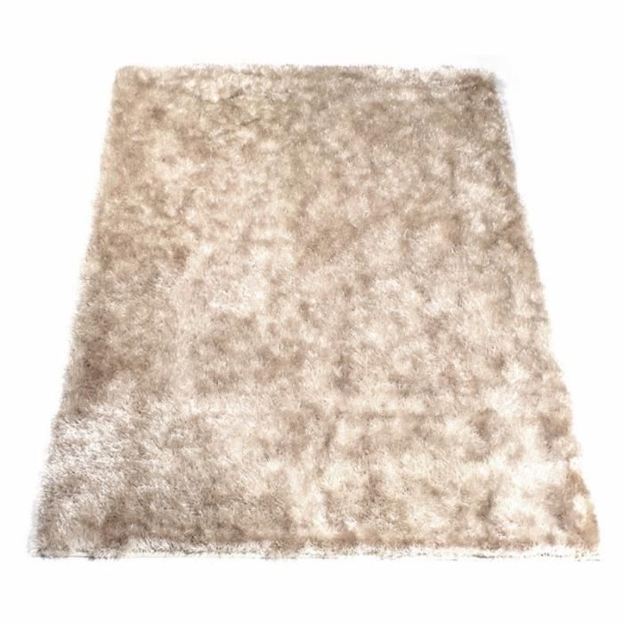Tapis shaggy beige 160x230
