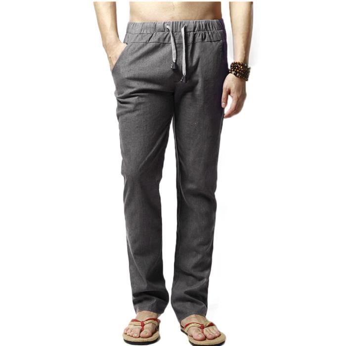 Pantalon homme confortable clearance