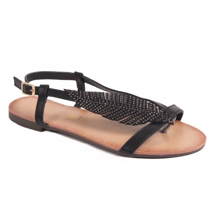 Sandale avec plume Outlet
