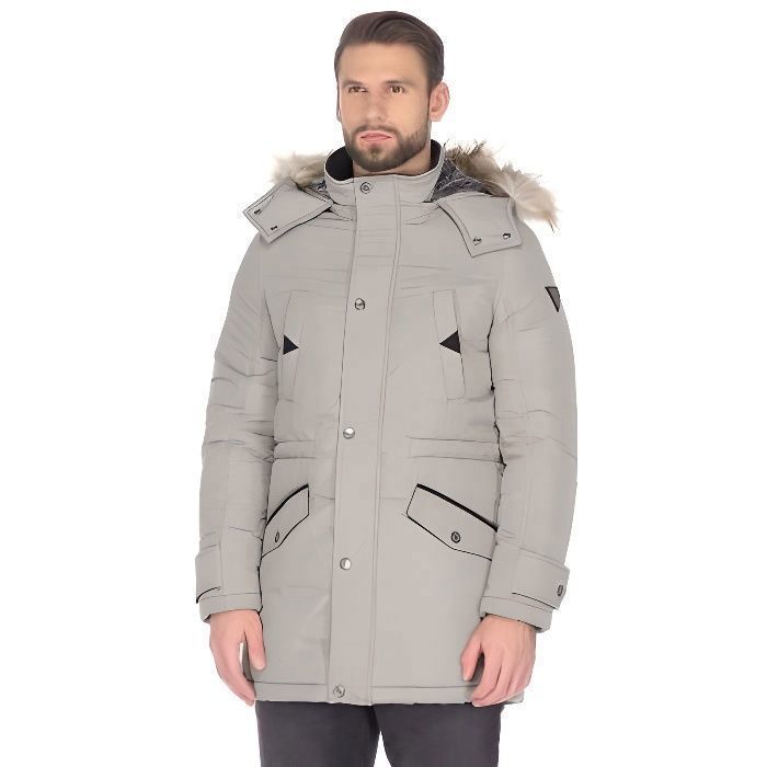 Guess Parka Homme Contemporary Gris Gris - Cdiscount Prêt-à-Porter