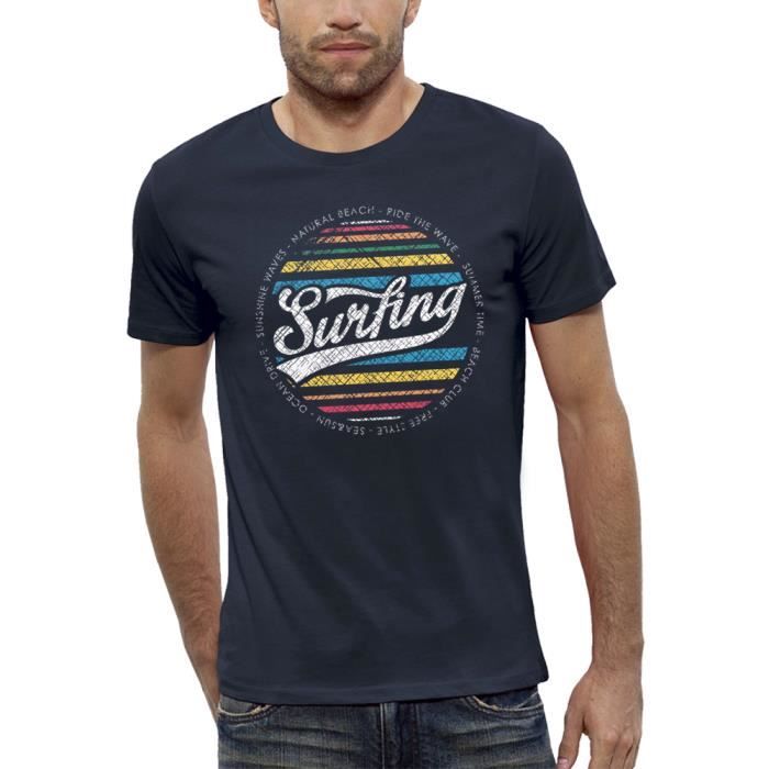 T-shirt SURFING PIXEL EVOLUTION Homme Coupe ajustée