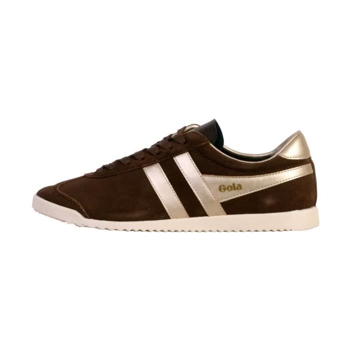Gola Basket - GOLA - Bullet Pearl - Marron/Or - Cuir - Femme - Plat