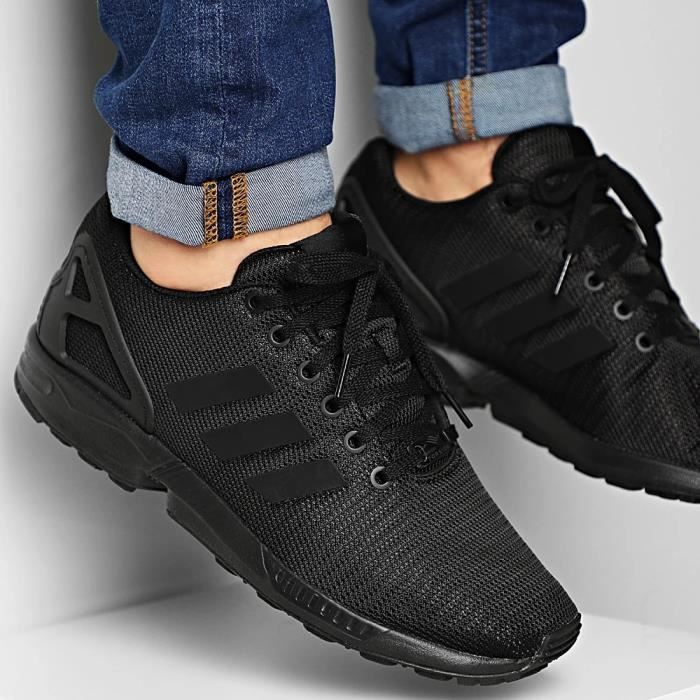 rival What's wrong Duplication Baskets Adidas ZX Flux Noires, S32279 Noir - Cdiscount Chaussures