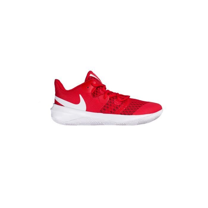 chaussures de volleyball nike hyperspeed court - rouge/blanc - 37,5