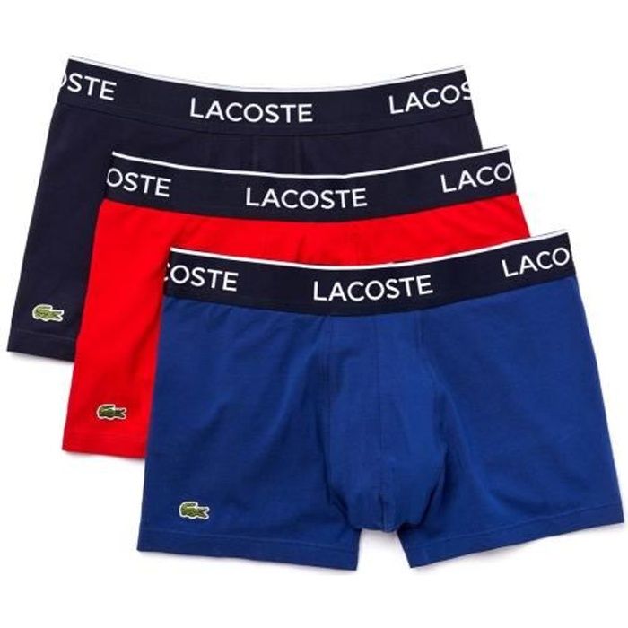 Sous vetement homme lacoste best sale