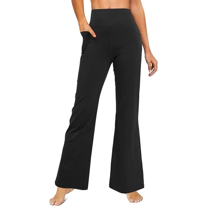 BINGRONG Femme Sculptant Pantalon de Yoga Taille Haute Pants Gaine