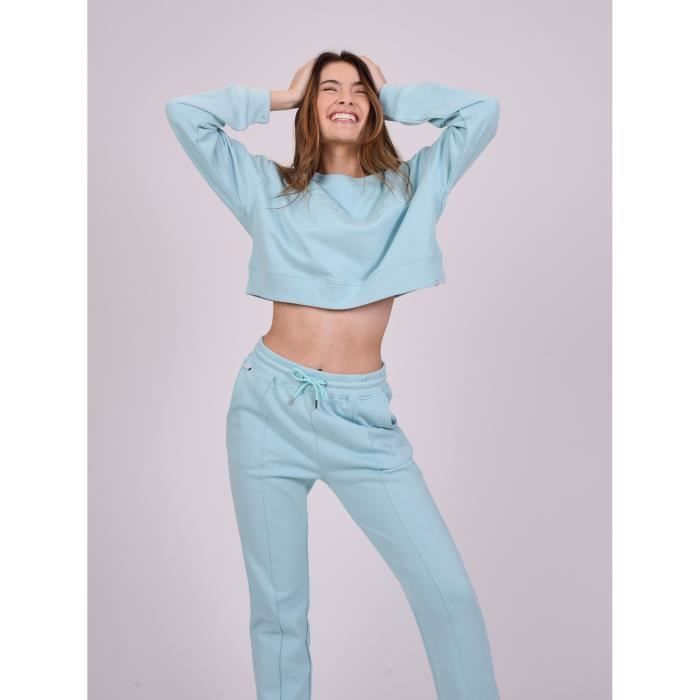 Bas de jogging basic elastiqué - Femme - PROJECT X PARIS - Turquoise - Indoor - Respirant