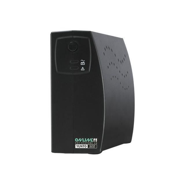 ONLINE Yunto 500 Onduleur CA 230 V 300 Watt 500 VA 7 Ah USB connecteurs de sortie : 3
