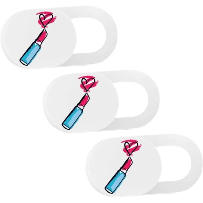 5 Cache-webcams De Confidentialité – Universels, Noirs, Plastique, Protection Vie Privée