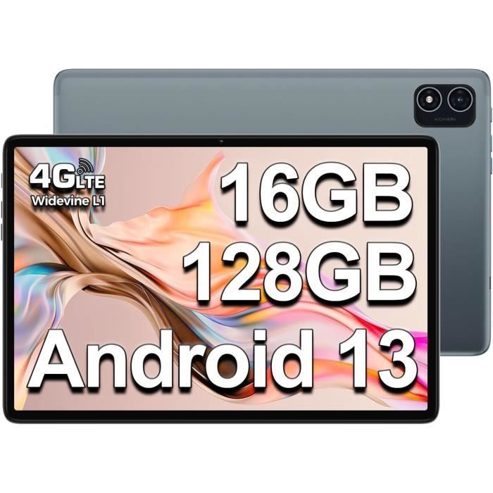 Tablette Android 15 8,7" - 18Go RAM, 128Go ROM, Helio G100, 4G LTE, 5000mAh, écran 90Hz, Widevine L1