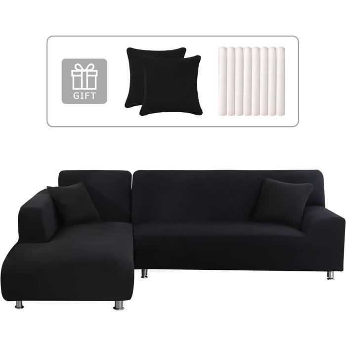 Accoudoirs De Chaise - 2 Pièces - Noir - Renfort Confort Bureau Ou Maison