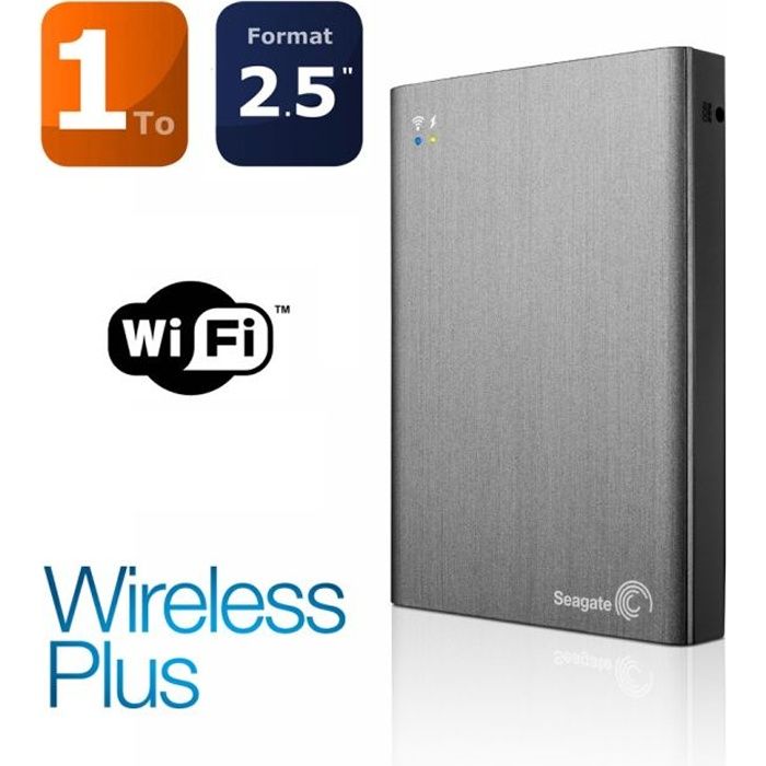 Seagate 1to Wireless Plus Disque Dur Externe Prix Pas Cher Cdiscount