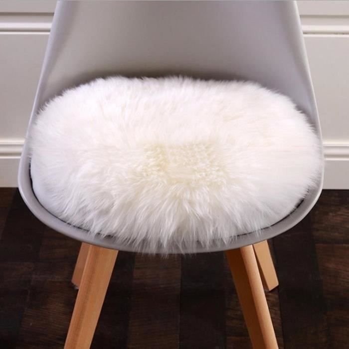 Tapis Rond Moumoute Tapis Rond Blanc 120 Cm Achat Vente Pas Cher