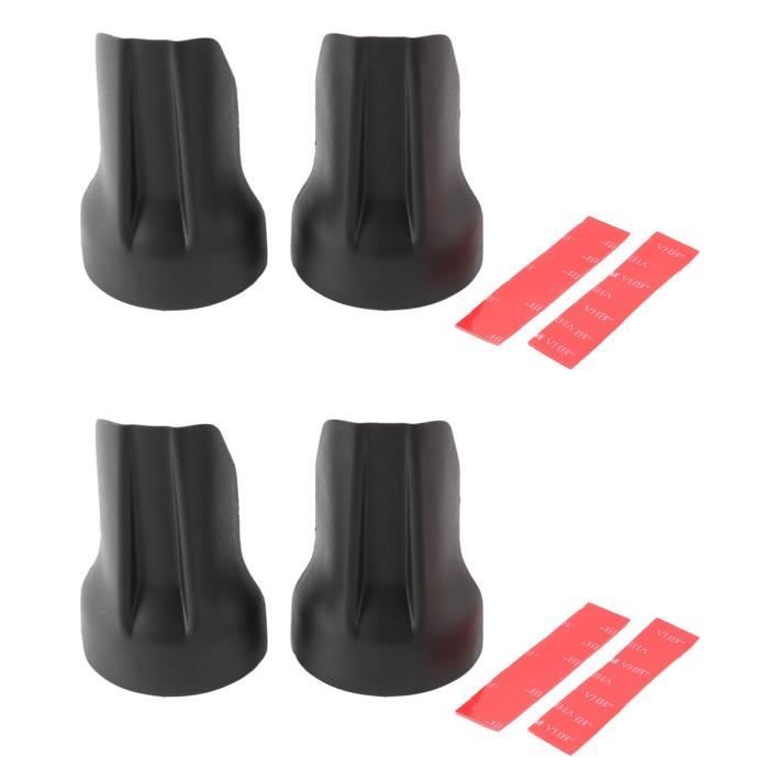 Kit De 4 Garde-boue Anti-salissures Noir Pour Citroën C1 - Protection Avant Et Arrière