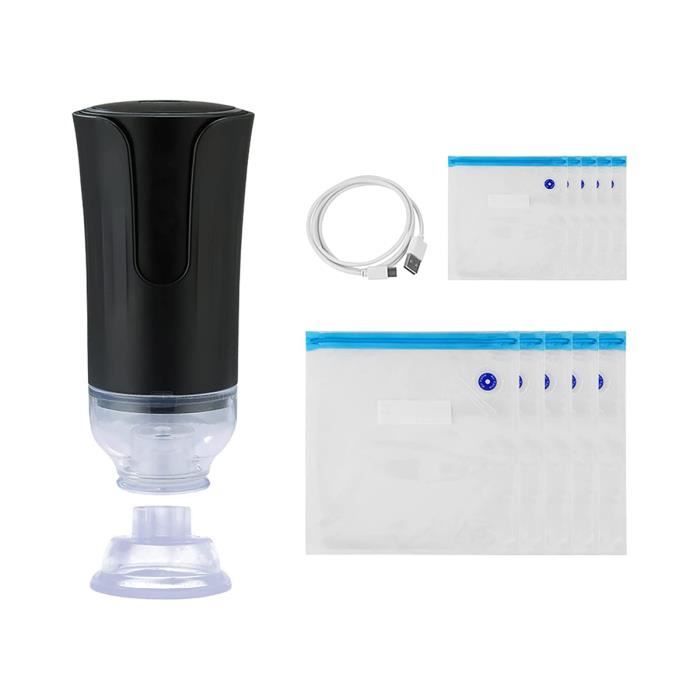 Scelleuse Sous Vide électrique Pour Bocaux - Batterie Intégrée 500mAh - Récipient Hermétique 1350ml Pour Café, Thé, Noix
