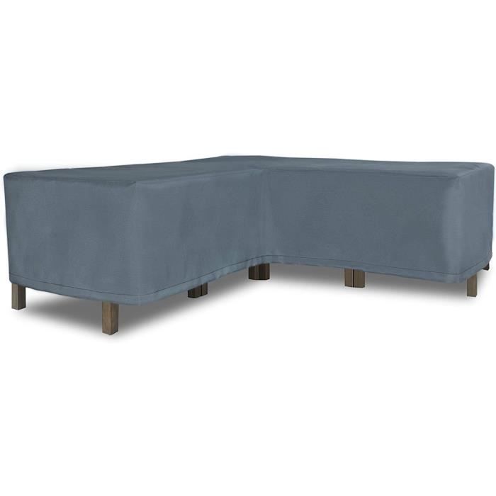 Housse Protection Canapé Lit Rond - Imperméable Oxford 210D - Noir