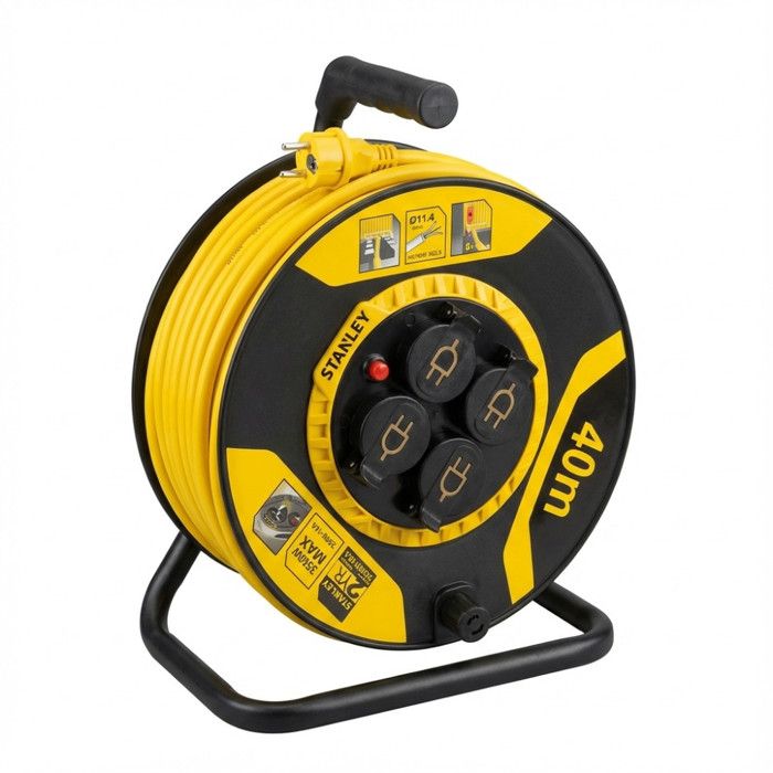 Enrouleur de chantier STANLEY 40 mètres