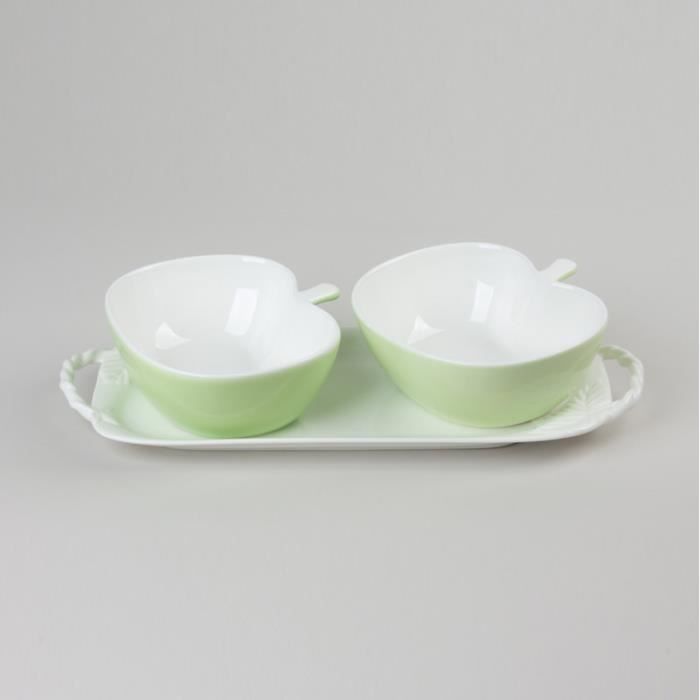 Table Passion Service Aperitif 3 Pieces Pomme Achat Vente Ramequin Ravier Cdiscount