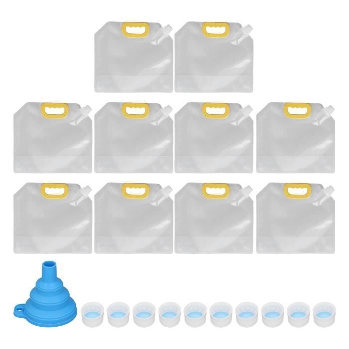 Lot De 2 Sacs à Cordon Transparents étanches – PVC 43x33 Cm, Pour Sport, Voyage, école