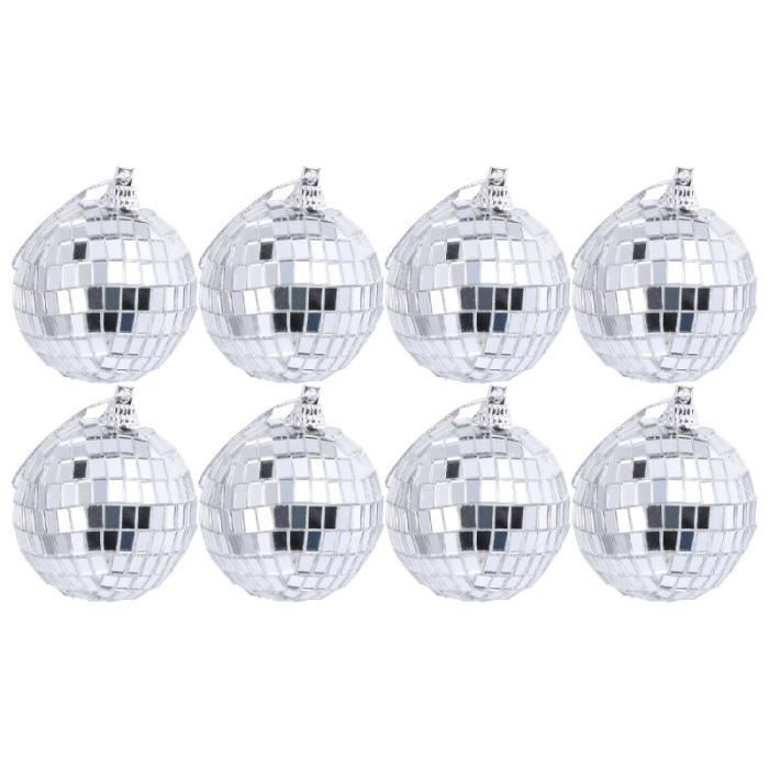 40 Boules Disco Miroir - Décoration Festive Pour Soirée, Arbre De Noël Et Années 70