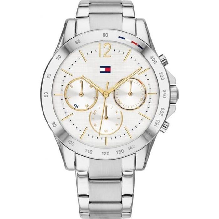 Tommy Hilfiger-Montre Multi-Cadrans pour Femme à movement Quartz en Acier  inoxydable - 1782194 Argent, - Achat/vente montre Gris - Cdiscount
