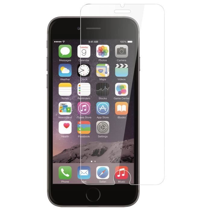 Protection écran En Verre Trempé Pour IPhone 6 / 6S - Transparent - Neuf Dans Son Emballage