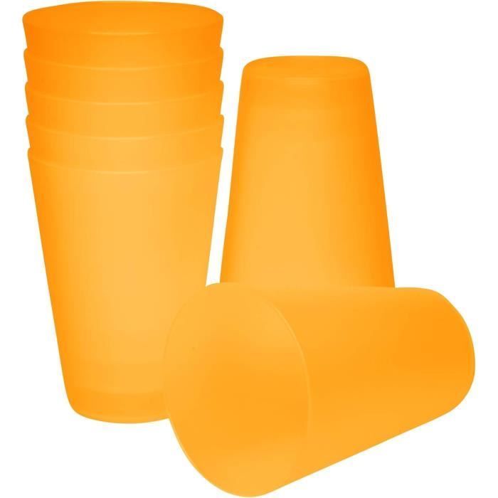 Lot De 4 Gobelets En Plastique Target, Rose Ombré Et Vert, Couleur Au Choix, Neufs Scellés