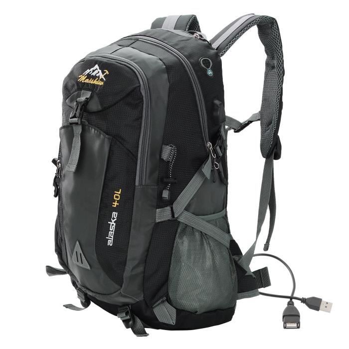 Sac a Dos Voyage 40L Sac a Dos Sport Etanche pour Randonnee Peche Camping Ski Cdiscount Sport