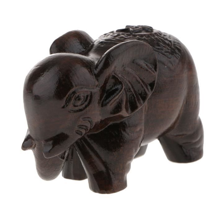 Ornement éléphant En Bois – 8 Cm De Haut, Occasion
