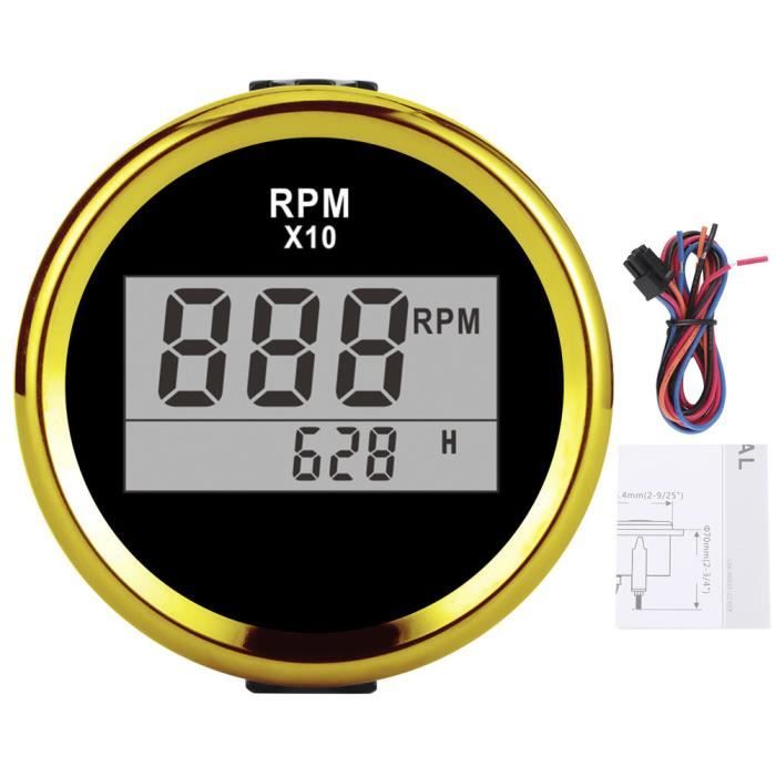 EBTOOLS Tachymètre Numérique Etanche 4K TR/Min Compte - Jauge Tach Pour EBTOOLS Tachymètre Numérique Etanche 4K TR/Min Compte - Jauge Tach Pour