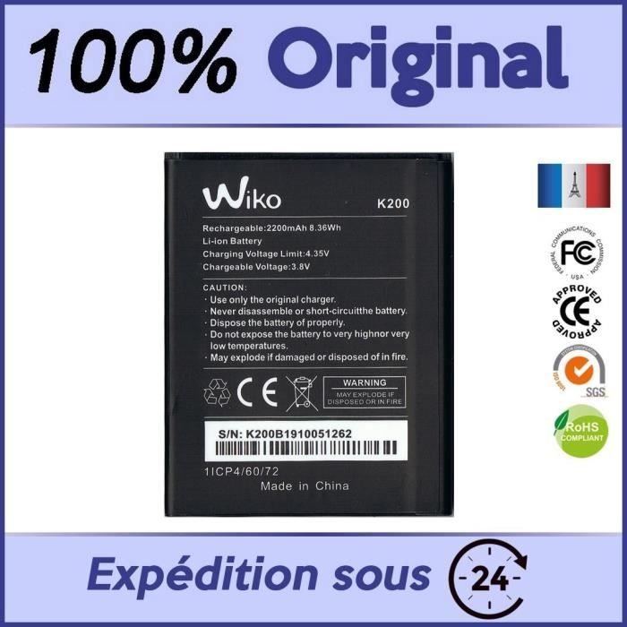 BATTERIE NEUVE ORIGINALE POUR WIKO K200 / Y50 - K200