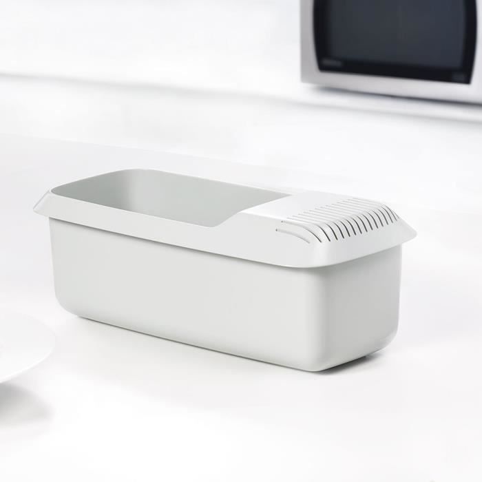 Cuiseur à Pâtes Micro-ondes Avec Passoire Intégrée - 1,3 L - Prêt En 12 Min - Inclut Couvercle Et Fourchette - Résistant à La Chaleur (-20°C à +140°C)