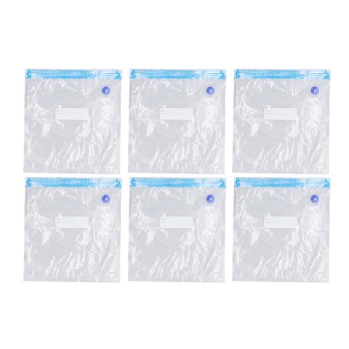 YOSOO Sac de rangement des aliments sous vide 6 pices sac de rangement ...