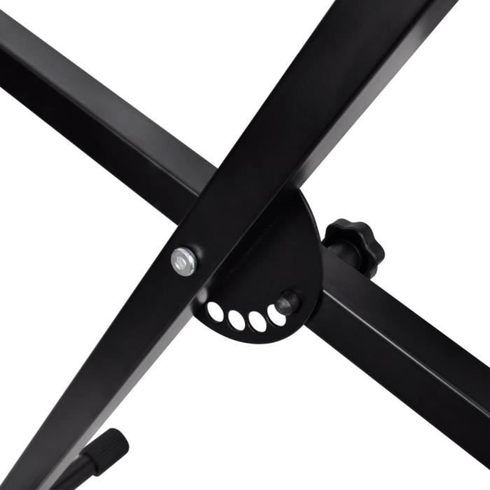 AIZO Support et Tabouret pour Clavier , Réglable en Hauteur, en X AIZO Support et Tabouret pour Clavier , Réglable en Hauteur, en X