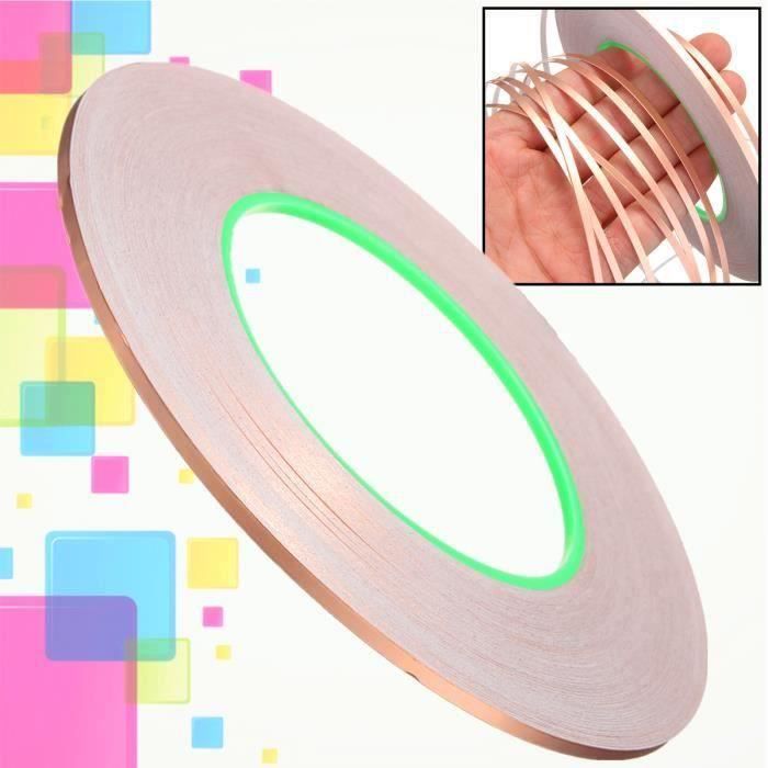 Ruban adhésif en cuivre blindé conducteur Cdiscount BeauxArts et Loisirs créatifs