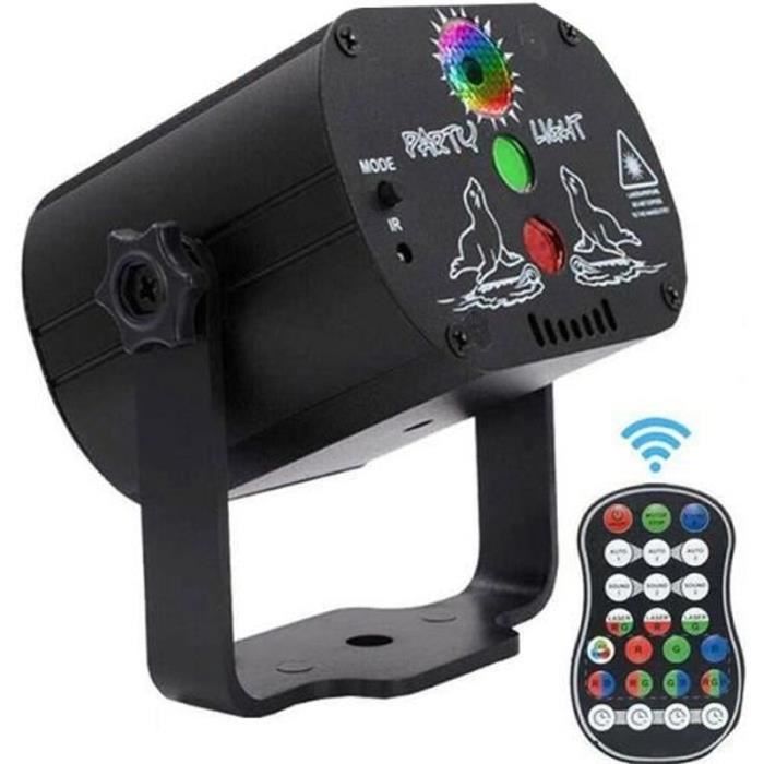 Projecteur LED RGB 36 LEDs - 7 Modes + Télécommande - Pour Fête, Disco, Bar