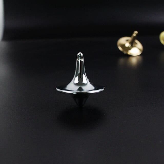Gyroscope Métal Premium Shanrya – Toupie Anti-Stress En Alliage De Zinc, Rotation Hypnotisante Pour Soulager L’Anxiété