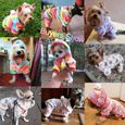 03-XS -Belmil flanelle chien vêtements vêtements pour animaux de compagnie pour chiens combinaison chien doux manteau veste tenue-1